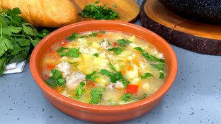 Моя "Неправильная Затируха" или суп на скорую руку из простейших продуктов. "Крестьянский" супчик